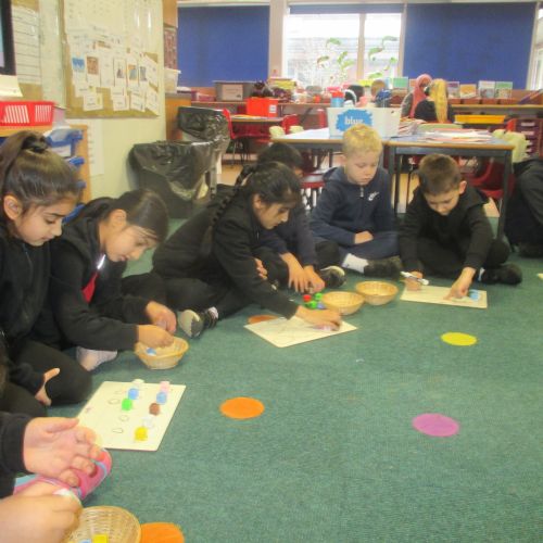 We are learning to multiply!