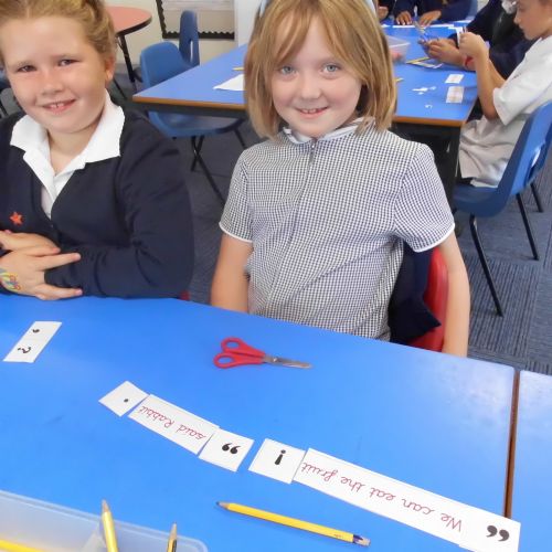 Learning to use inverted commas!